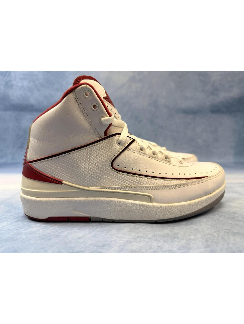 Nike Air Jordan 2 Retro Countdown Pack 2008 Men’s Size 8.5 308308-162 White red - Picture 10 of 16